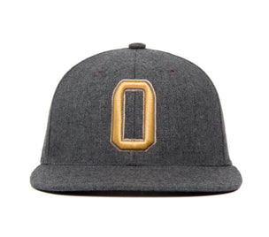 Ligature “0” 3D wool baseball cap