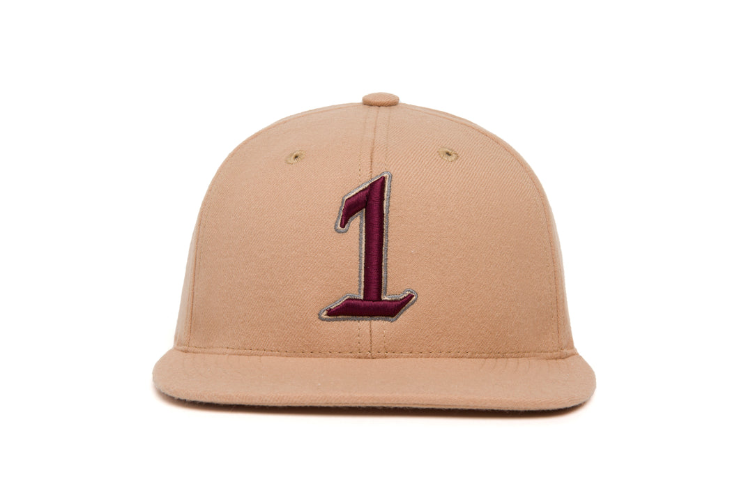 Ligature “1” 3D wool baseball cap