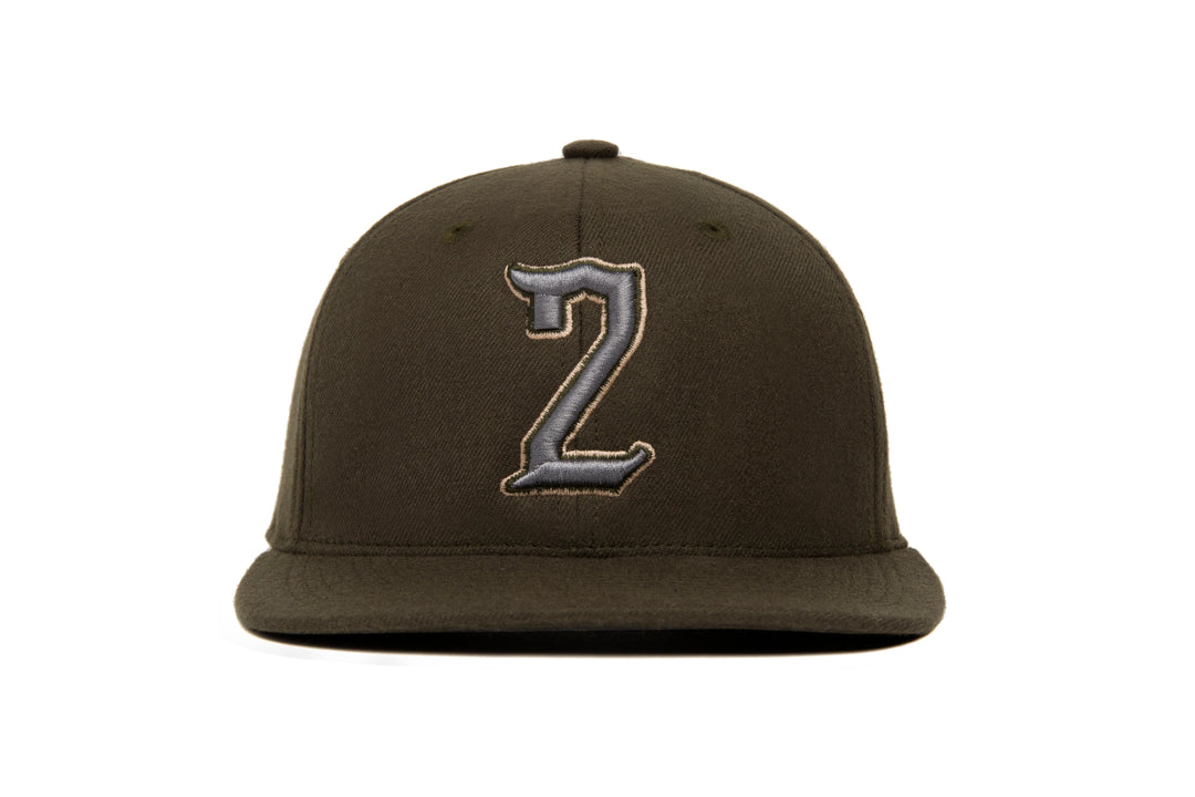 Ligature “2” 3D wool baseball cap