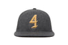 Ligature “4” 3D
    wool baseball cap indicator