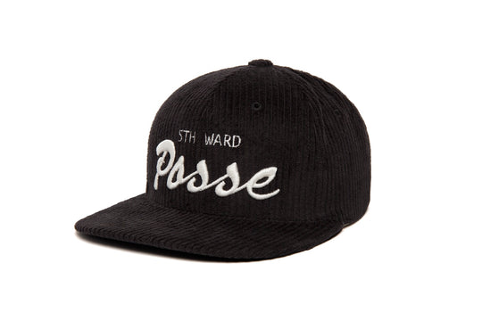 5th Ward Posse 3D 6-Wale Cord wool baseball cap