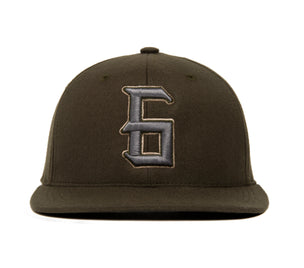 Ligature “6” 3D wool baseball cap