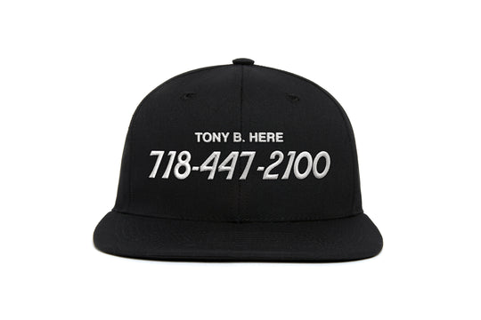 718-447-2100 II wool baseball cap