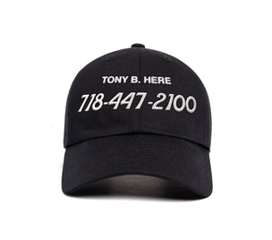 718-447-2100 Dad wool baseball cap