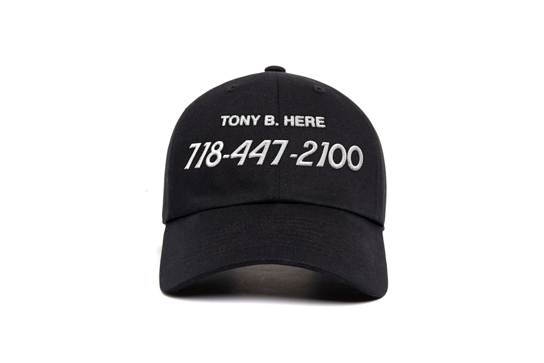 718-447-2100 Dad wool baseball cap