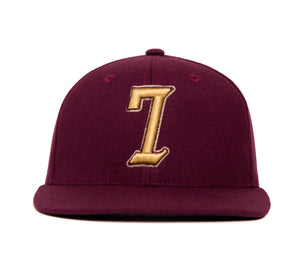 Ligature “7” 3D wool baseball cap