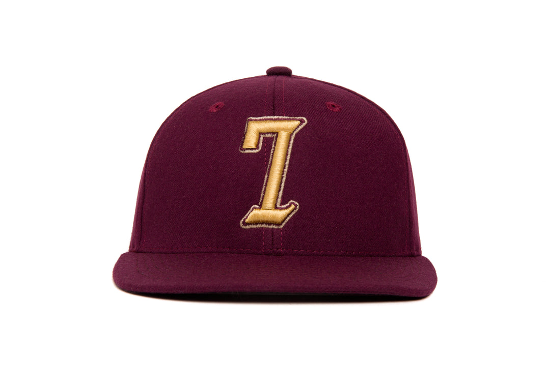 Ligature “7” 3D wool baseball cap