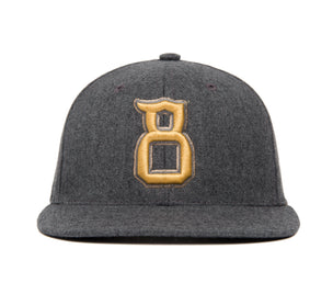 Ligature “8” 3D wool baseball cap