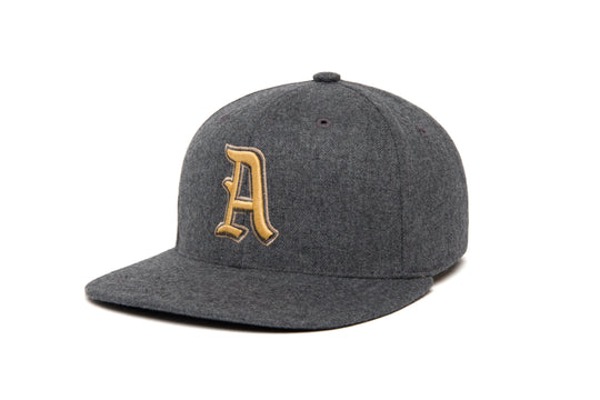 Ligature “A” 3D wool baseball cap