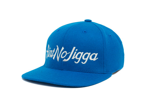 AINTNOJIGGA wool baseball cap