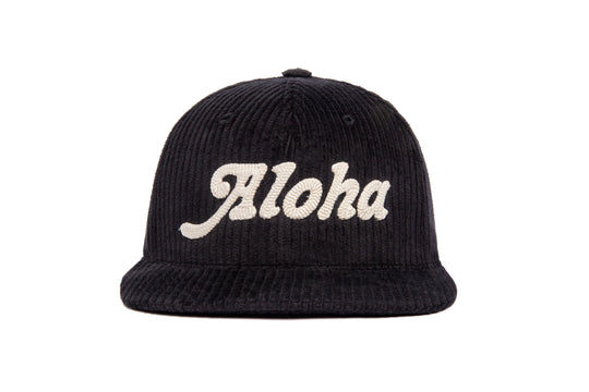 Aloha Bubble 3D Chain 6-Wale Cord wool baseball cap