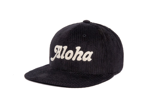 Aloha Bubble 3D Chain 6-Wale Cord wool baseball cap