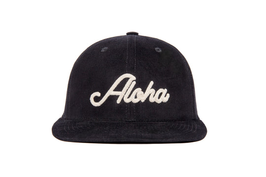 Aloha Journey 3D Chain 21-Wale Cord wool baseball cap