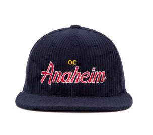 Anaheim 6-Wale Cord wool baseball cap