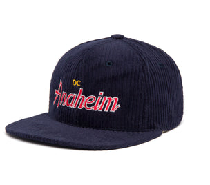 Anaheim 6-Wale Cord wool baseball cap