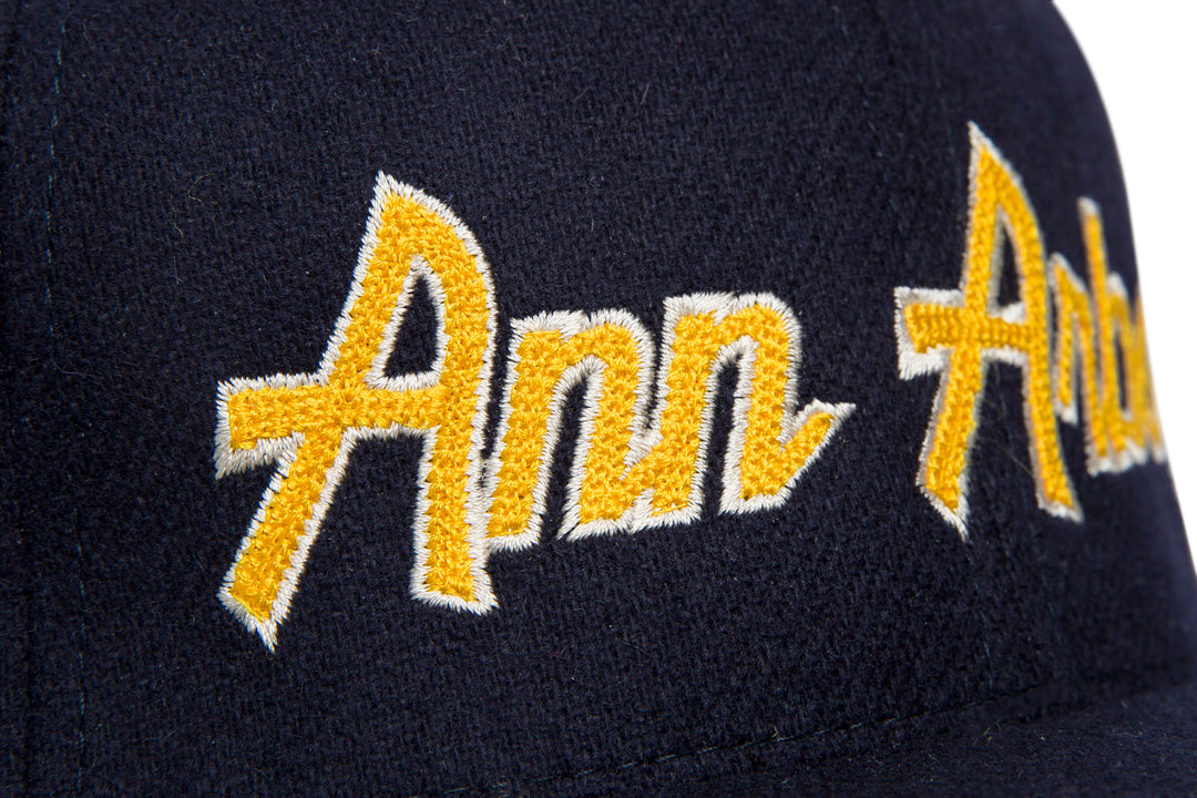 Ann Arbor Chain wool baseball cap