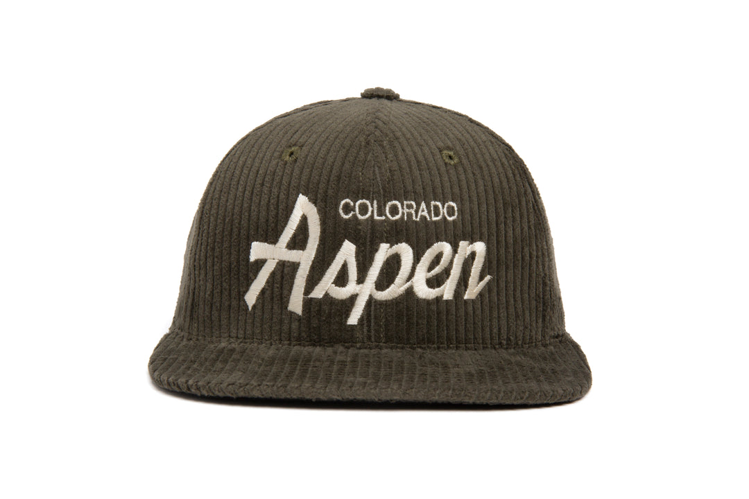 Aspen 6-Wale Cord wool baseball cap