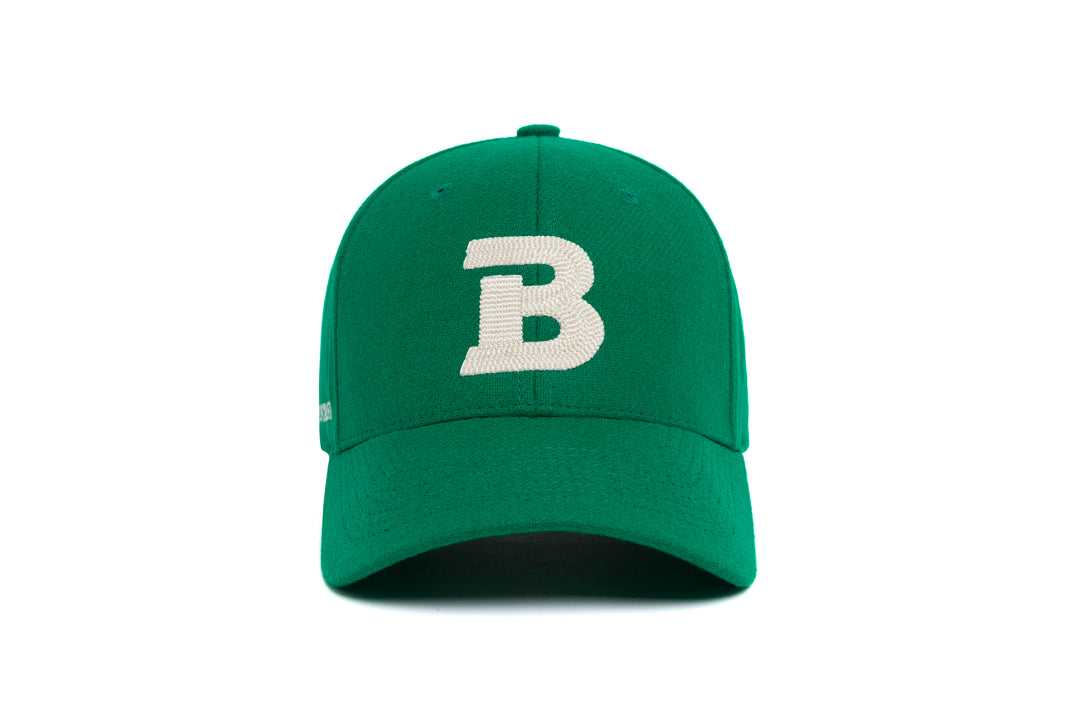 BABSON Logo 3D Chain Snapback Curved wool baseball cap