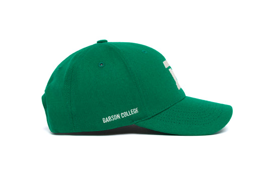 BABSON Logo 3D Chain Snapback Curved wool baseball cap