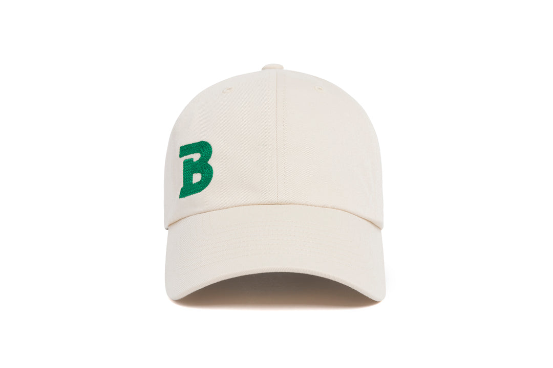 BABSON Offset Logo Chain Dad wool baseball cap