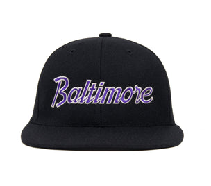 Baltimore wool baseball cap