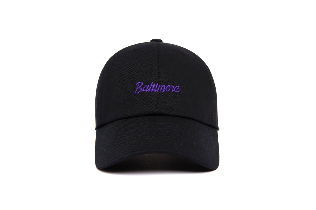 Baltimore Microscript Dad wool baseball cap