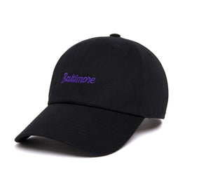 Baltimore Microscript Dad wool baseball cap