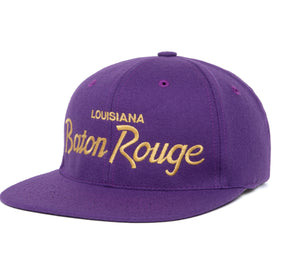 Baton Rouge wool baseball cap