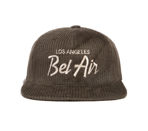 Bel Air 6-Wale Cord wool baseball cap