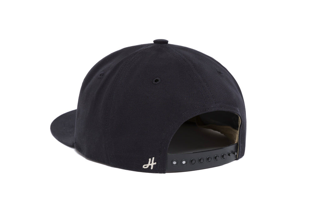 Clean Black Brushed Twill