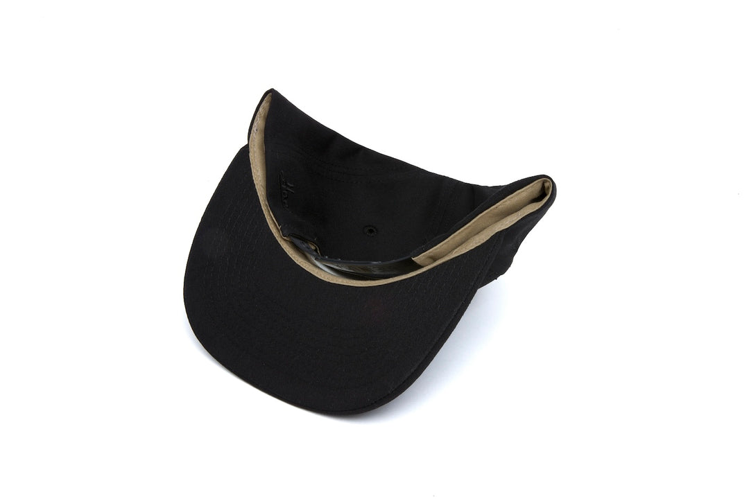 Clean Black Twill wool baseball cap