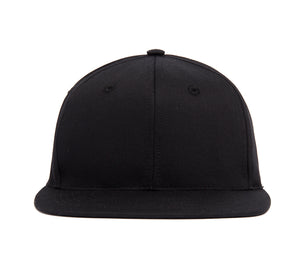 Clean Black Japanese Twill wool baseball cap