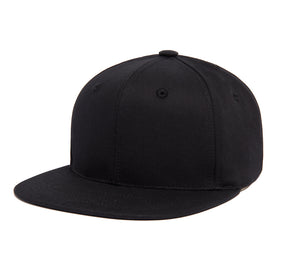 Clean Black Japanese Twill wool baseball cap