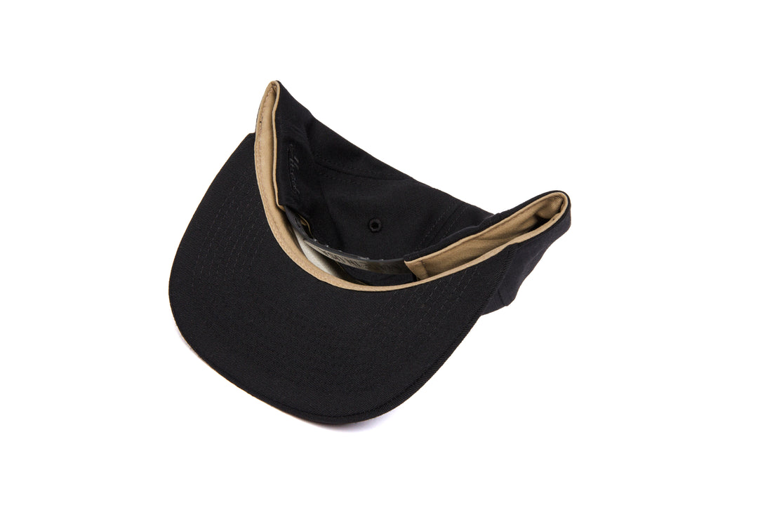 Clean Black Gabardine wool baseball cap