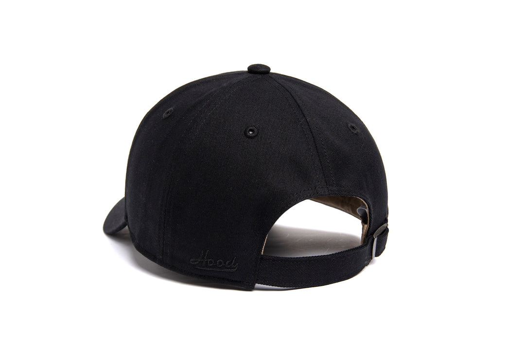 Clean Black Dad Hat wool baseball cap