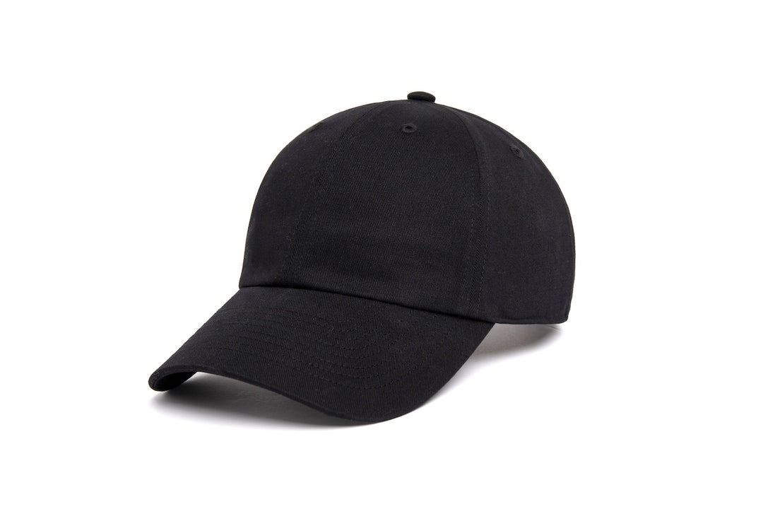 Clean Black Dad Hat wool baseball cap