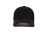 Clean Black Wool Dad Hat
    wool baseball cap indicator