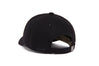 Clean Black Wool Dad Hat
    wool baseball cap indicator