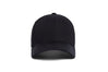 Clean Black Twill 5-Panel
    wool baseball cap indicator