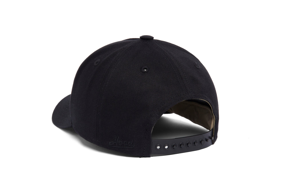 Clean Black Twill 5-Panel