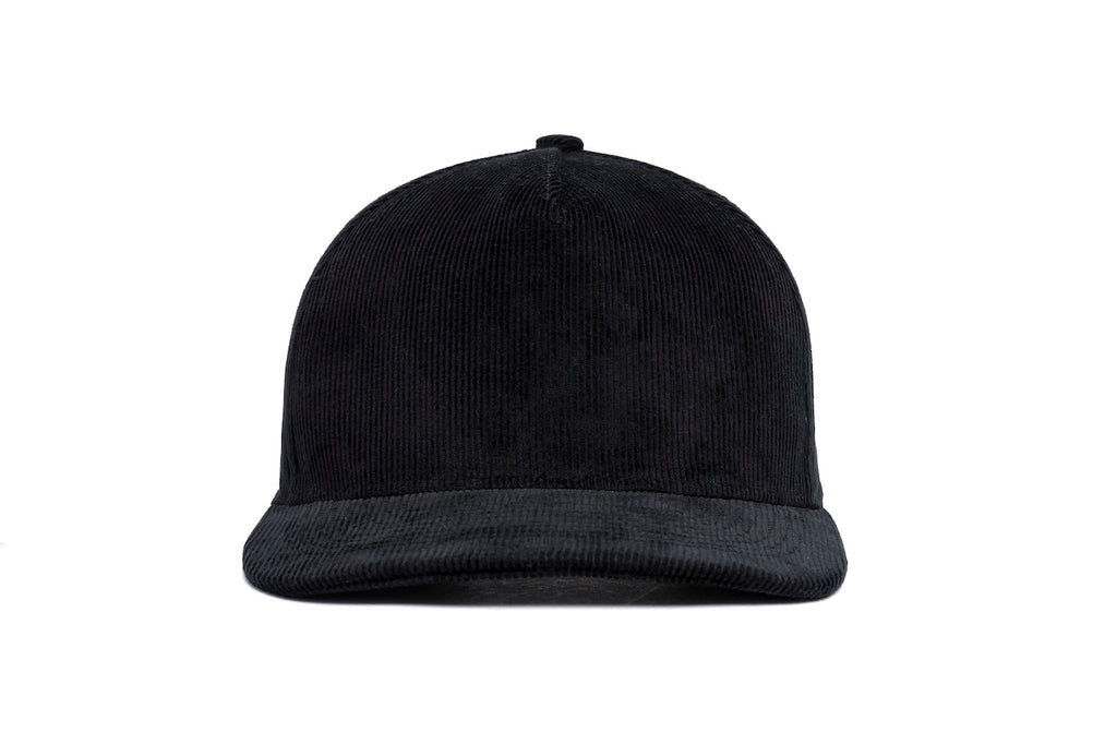 Clean Black 14-Wale Cord 5-Panel