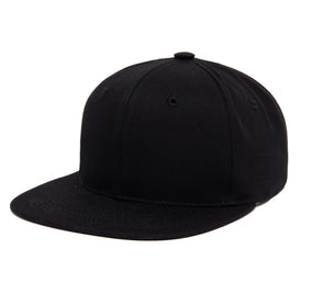 Clean Black Canvas wool baseball cap