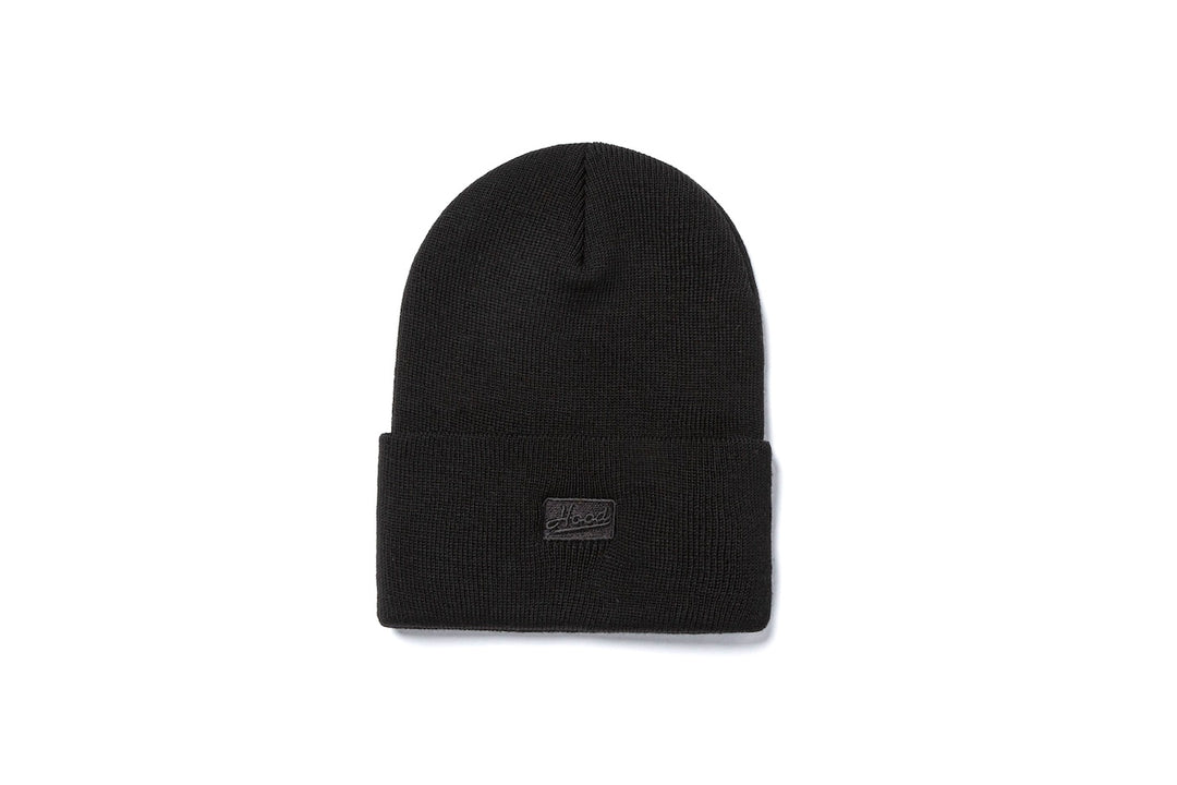 Clean Black Beanie wool baseball cap