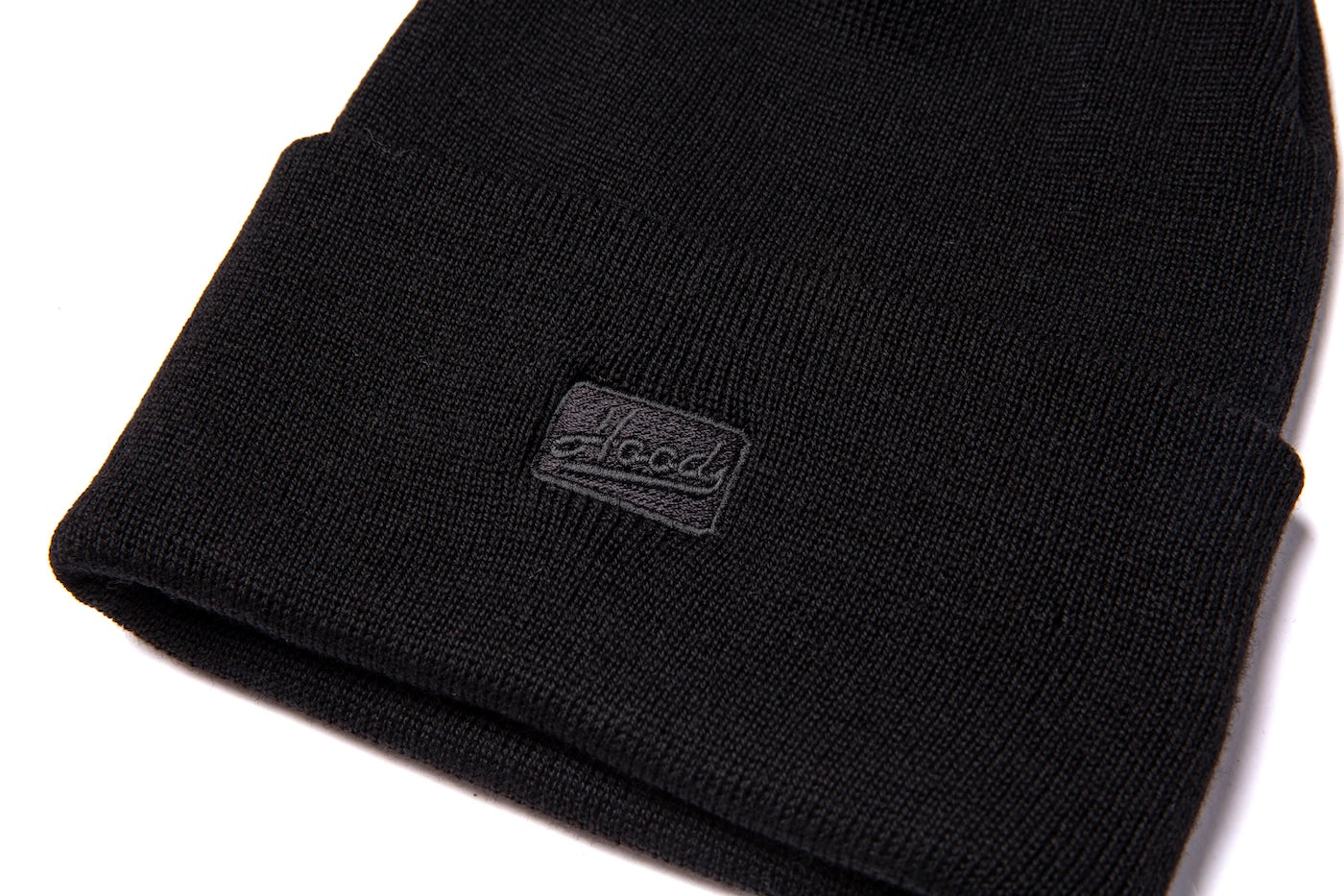 Clean Black Beanie