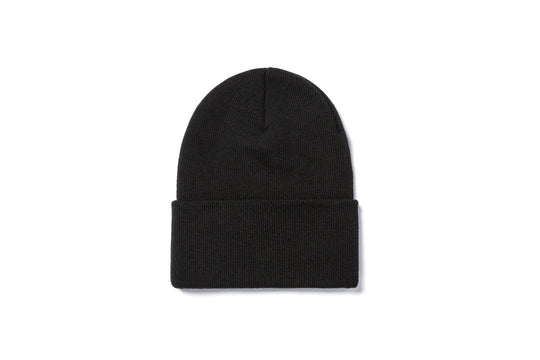 Clean Black Beanie wool baseball cap