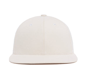 Clean Bone Brushed Twill wool baseball cap