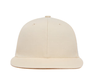 Clean Bone Gabardine wool baseball cap