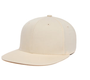 Clean Bone Gabardine wool baseball cap