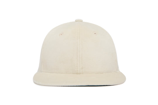 Clean Bone Velvet wool baseball cap