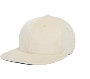 Clean Bone Velvet wool baseball cap